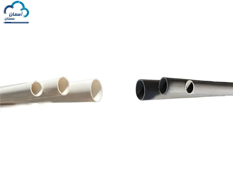 فرق لوله برق پلاستیکی با خم سرد